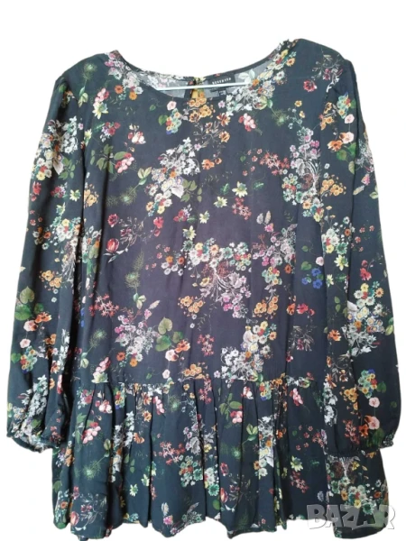 Дамска туника с флорална апликация Reserved, 100% вискоза, 38, снимка 1