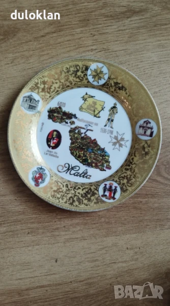 Красива,чиния от Малта., снимка 1