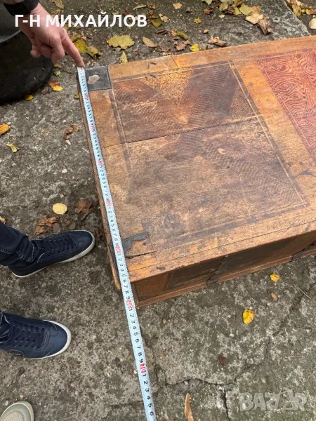 Сандък стар на над 100 г, снимка 1