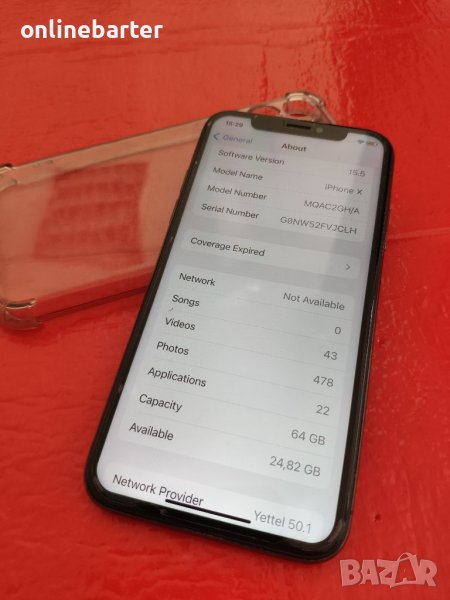 İphone X 64gb-бартер, снимка 1