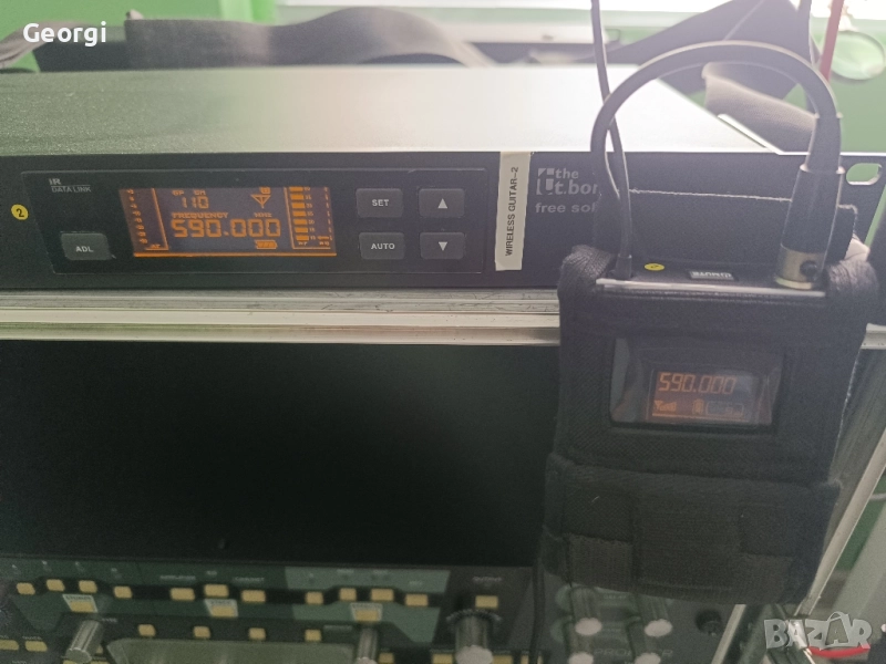 Dual Wireless system the t.bone free solo Twin PT 590 MHz, снимка 1