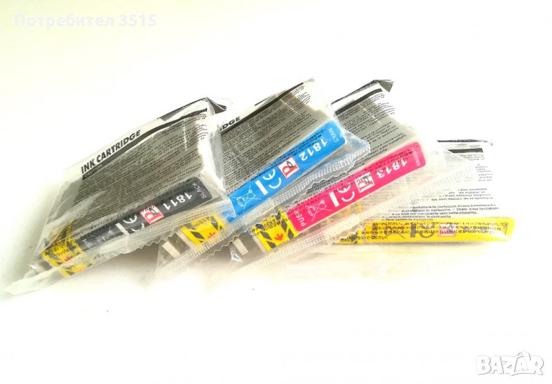 Мастилници, касети, патрони мастило за Епсон 1811-1814 , снимка 1