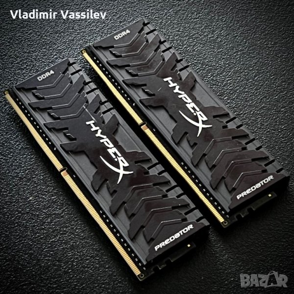 RAM памет Kingston Hyper-X Predator Кит 2 x 8GB (16 GB) DDR4-3000 CL15 HX430C15PB3K2/16, снимка 1