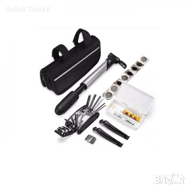 Чантичка с инструменти за велосипед, Черна, снимка 1