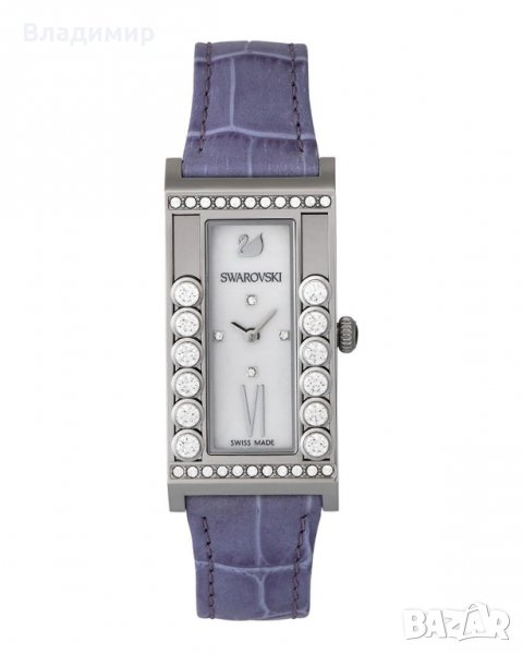 Swarovski Watch Crystals Square Lilac Дамски Часовник, снимка 1