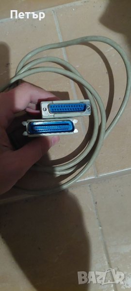 Кабел RS232 25pin(м)/RS232 25pin(ж) 2m, снимка 1