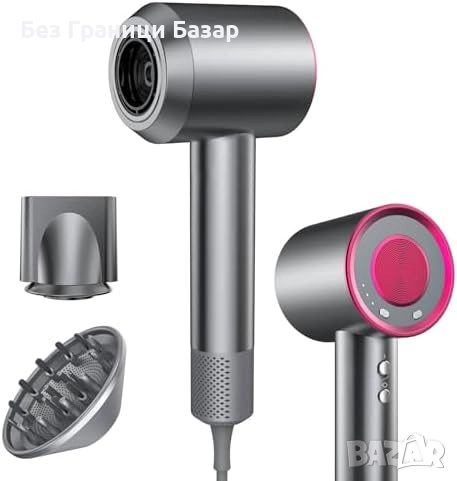 Нов Мощен йонен сешоар 110000RPM 200M йони 3 скорости 4 температури, снимка 1