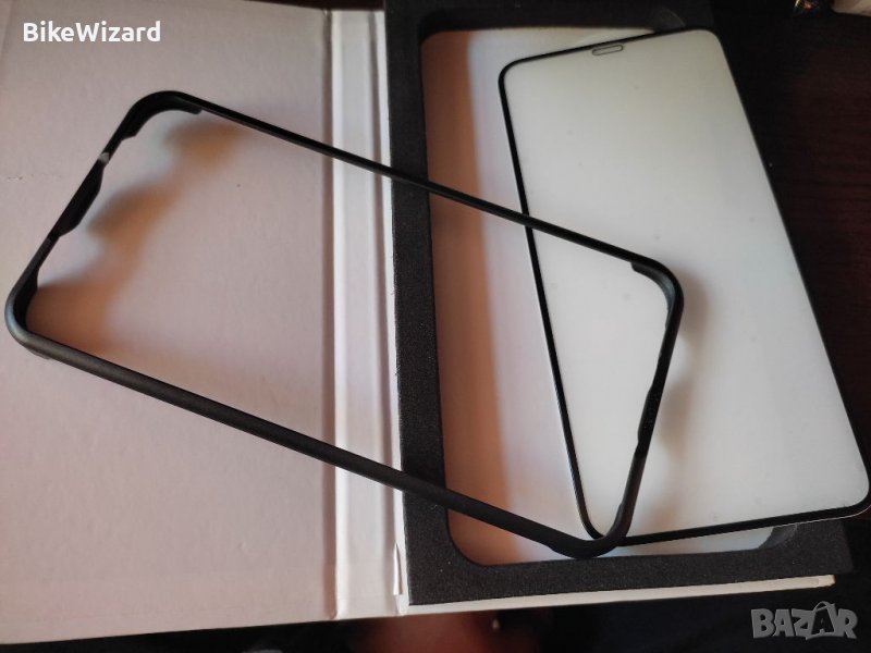 Asbellt стъклен протектор и кейс за страничната част за Iphone XS, снимка 1