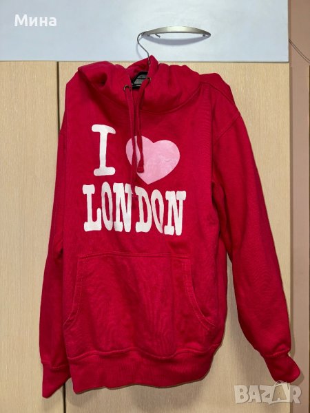 Суичер с качулка I love London, снимка 1