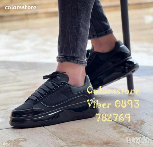 Мъжки черни кецове Alexander McQueen/BR15t, снимка 1