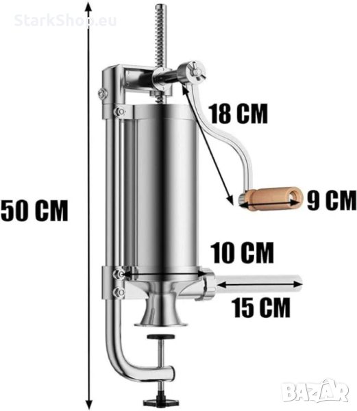Професионална пълначка за наденички и колбаси – вертикална, снимка 1