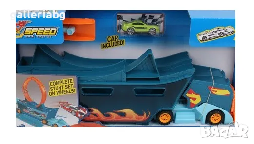 Камион - писта с количка , снимка 1