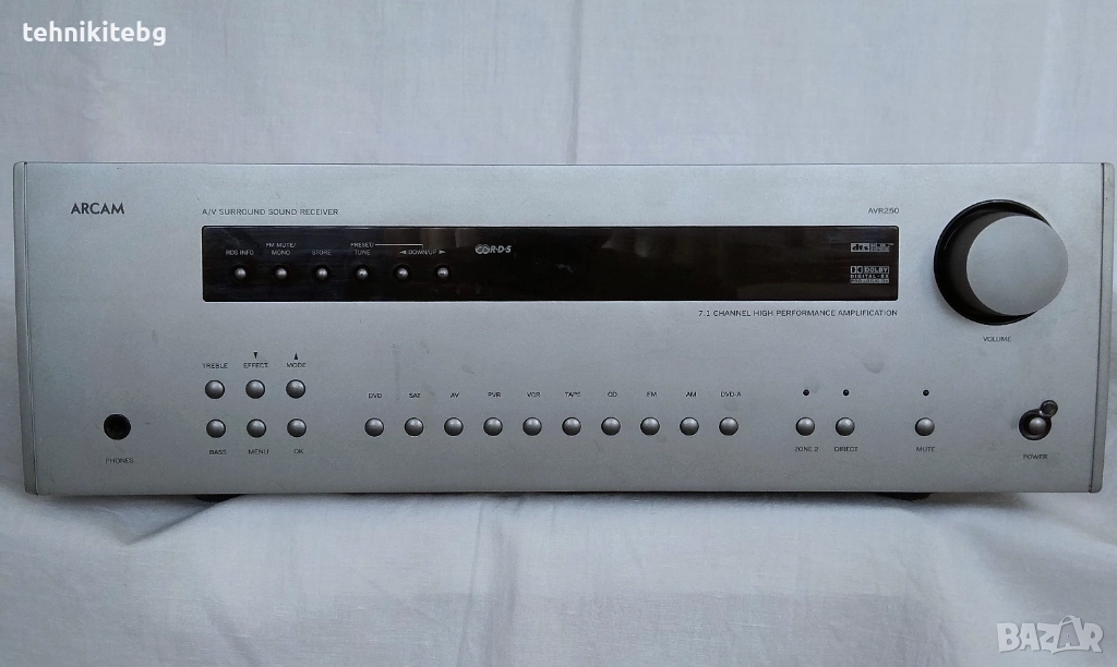 ⭐⭐⭐ ARCAM AVR250 ⭐⭐⭐ Английски AV съраунд ресивър , 7 x 75 вата, снимка 1