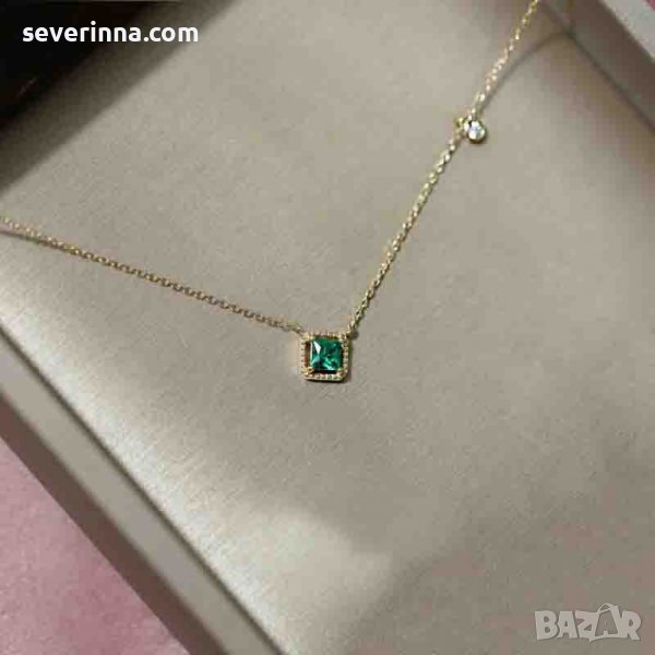 Сребърно колие Северинна 14к покритие, снимка 1