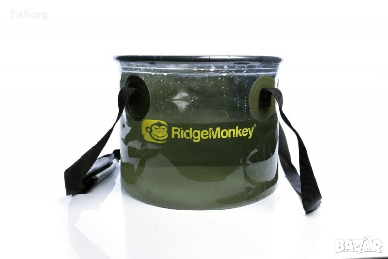 НОВО RidgeMonkey Perspective Collapsible Bucket, 10 litre, снимка 1
