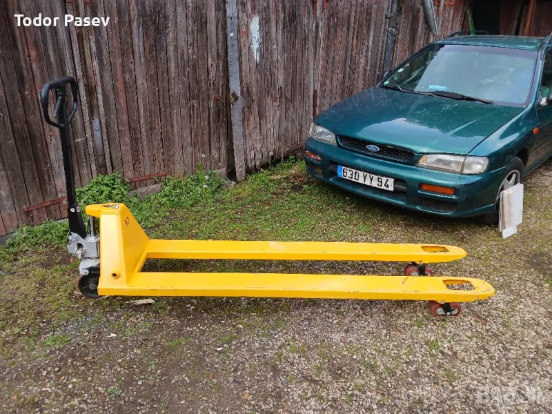 Палетна количка дълга, снимка 1