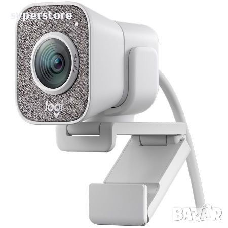 Уеб Камера Logitech StreamCam 1080P Бяла HD камера за компютър или лаптоп Webcam for PC / Notebook, снимка 1