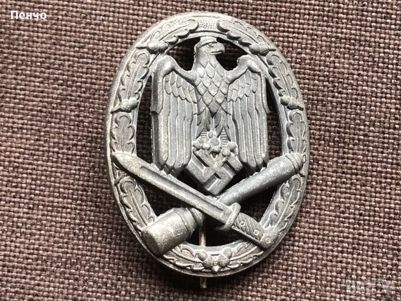 стар немски нагръден знак - WEHRMACHT - WWII - ОРИГИНАЛ, снимка 1