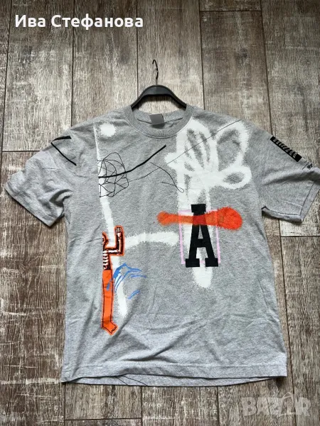 T-Shirt тениска блуза памук 100 % памучна нова zara Zara с висококачествен принт , снимка 1