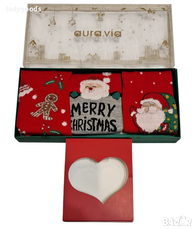 Коледни дамски чорапи.Модел 2., снимка 1