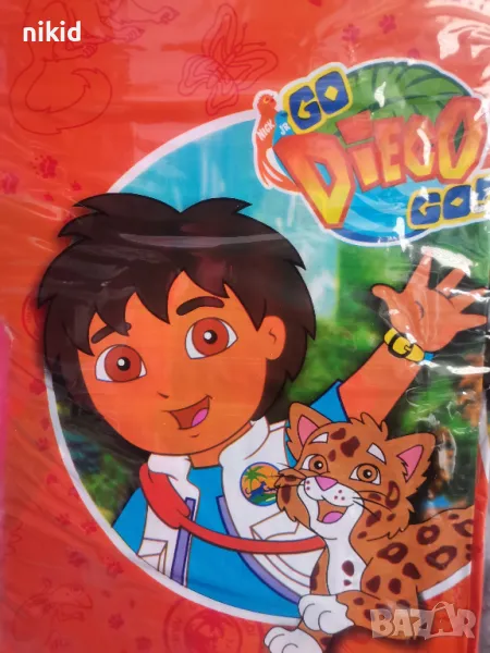 Давай Диего Дора парти найлонова покривка за парти рожден ден, снимка 1