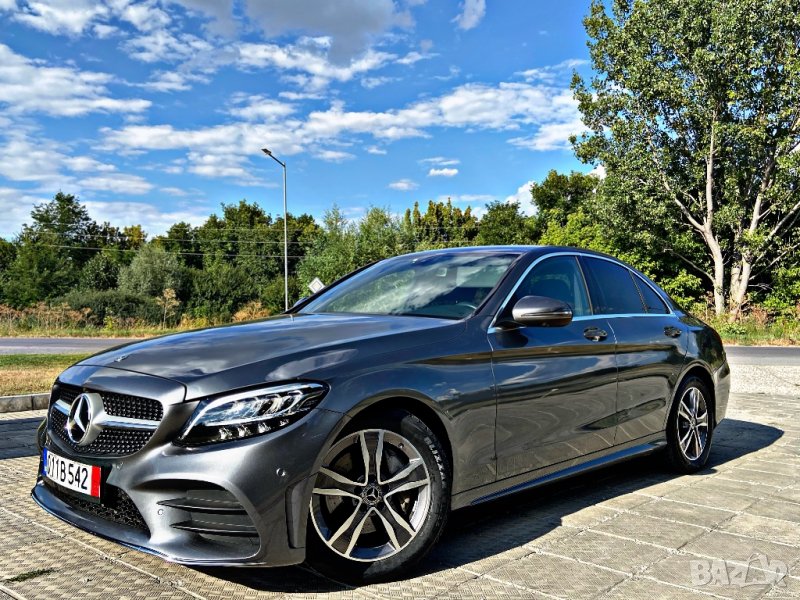 MERCEDES C 160 BENZINE 07-01-2019год. 34.000km. AMG LINE DISTRONIC FACELIFT CAR PASS BRAND NEW, снимка 1