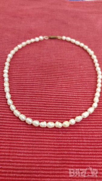 Старо колие, гердан, огърлица, естествени перли., снимка 1
