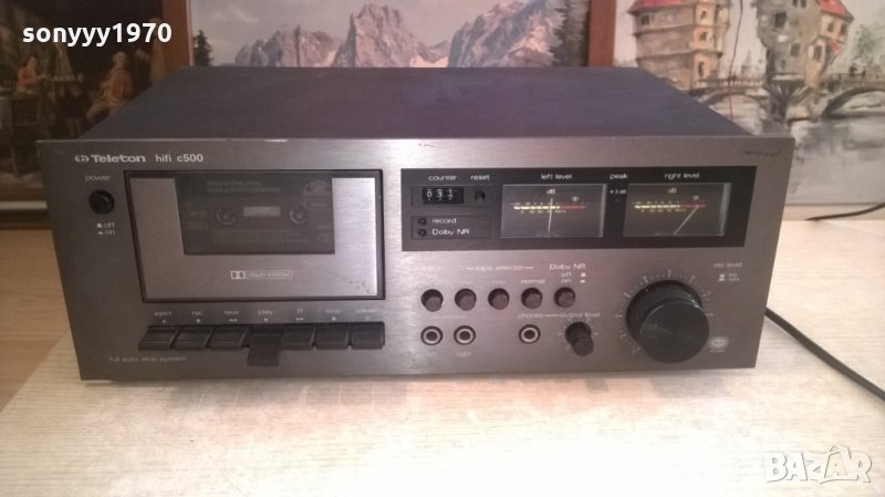 ПОРЪЧАН-TELETON C500-HIFI STEREO CASSETTE DECK-ВНОС ХОЛАНДИЯ, снимка 1