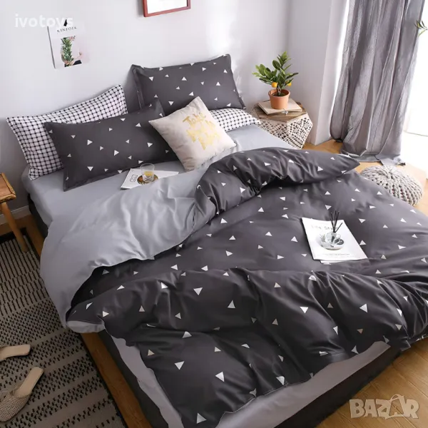 Двулицево спално бельо, 4 части - Модел WS17622, снимка 1