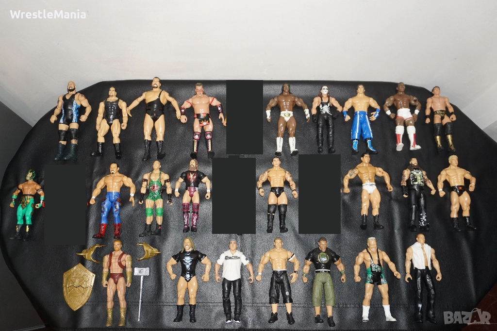 24 Кеч Фигури Batisa/Booker T/Triple H/Randy Orton/Kane/Big Show/Tatanka/Sting/Kalisto/Ryback/Shane, снимка 1