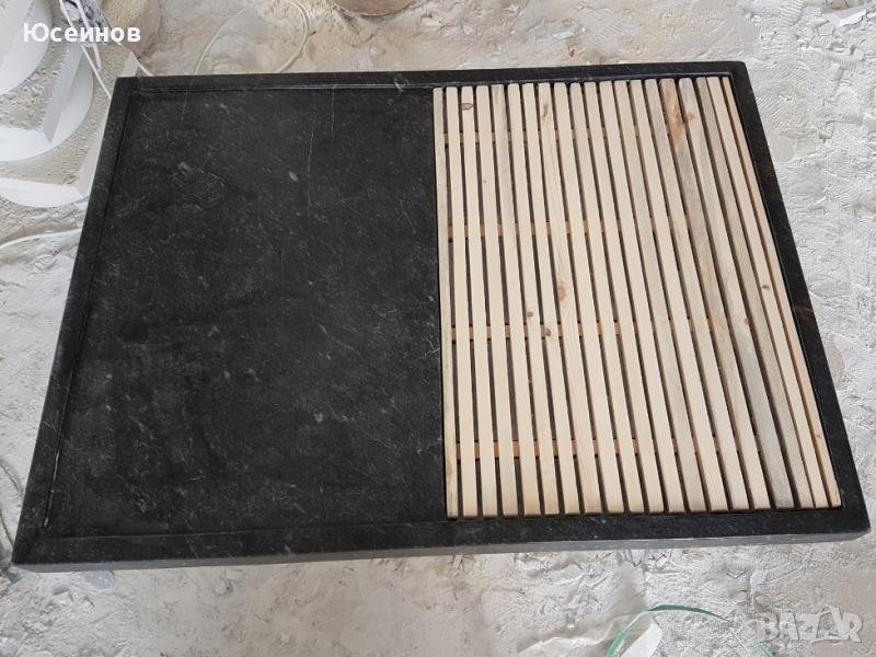 Душ корито от черен мрамор , снимка 1