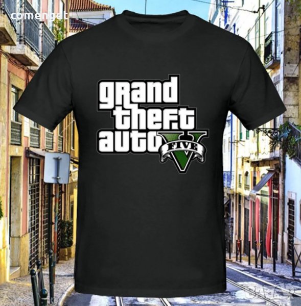 НОВО 2021! GTA 5 / GRAND THEFT AUTO тениски с авторски дизайн! Поръчай модел по твой дизайн!, снимка 1