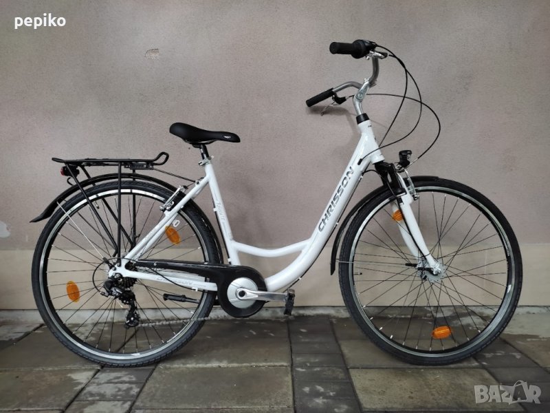 Продавам колела внос от Германия градски алуминиев велосипед CHRISSON RELAXIA 28 цола преден амортис, снимка 1
