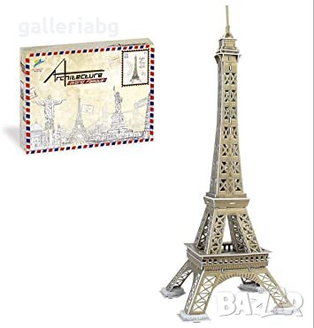 3D пъзел: The Eiffel Tower - Айфеловата кула (3Д пъзели), снимка 1