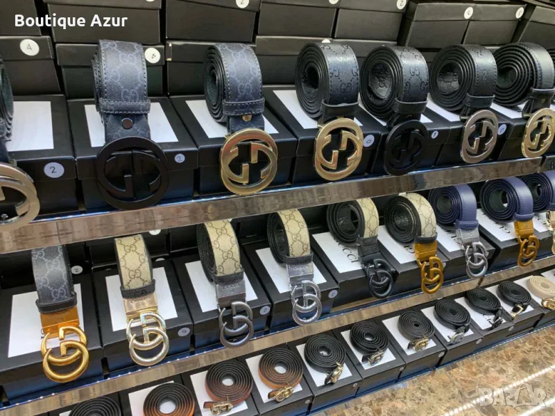 колани от естествена кожа в кутия gucci , снимка 1