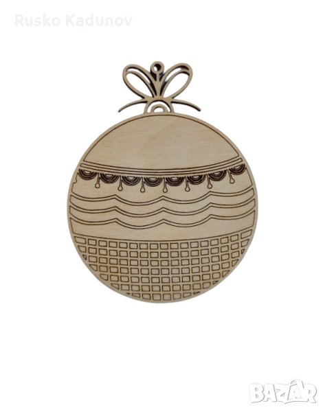 дървени висулки за елха , снимка 1