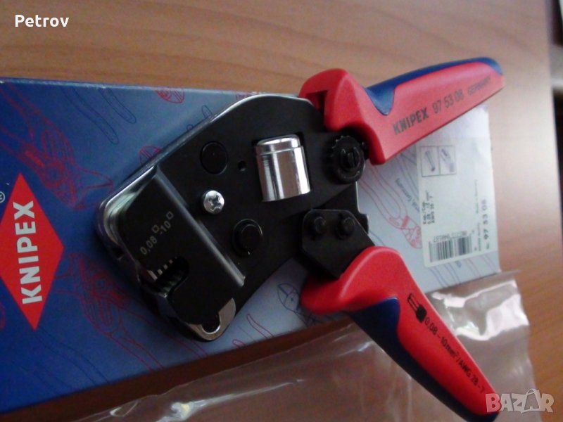KNIPEX 97 53 08 - ТОП Profi Кримпклещи 0,08-10mm² !!!ORIGINAL KNIPEX - MADE IN GERMANY!!!, снимка 1