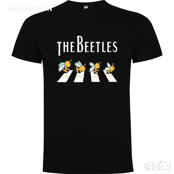 Нова детска тениска The Beetles - Abbey Road Funny Parody , снимка 1