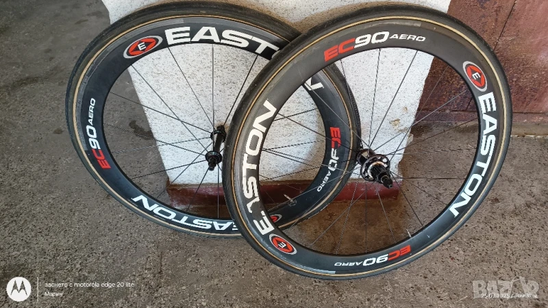 Шесейни карбонови тубуларни капли с гуми, снимка 1