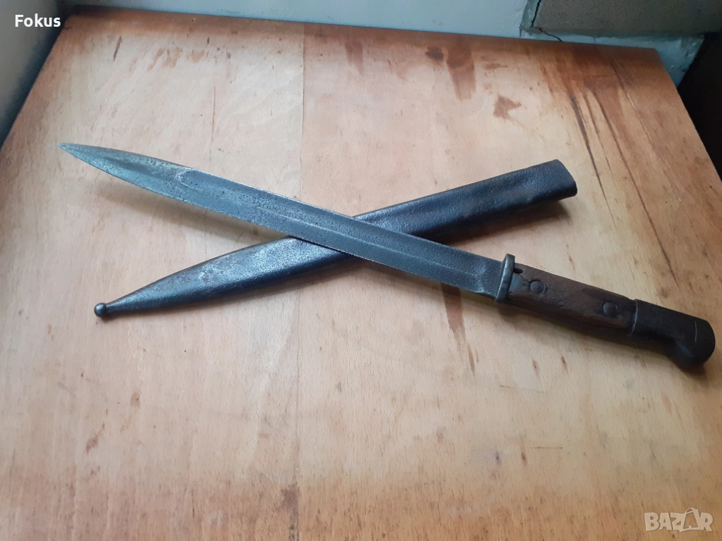 Щик нож байонет за пушка Маузер К-98 с кания WW2, снимка 1