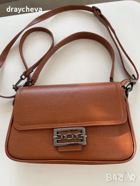 Дамска кожена чанта естествена кожа, снимка 1