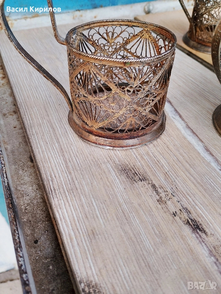 Подстакан филигран маркирани юмеет, снимка 1