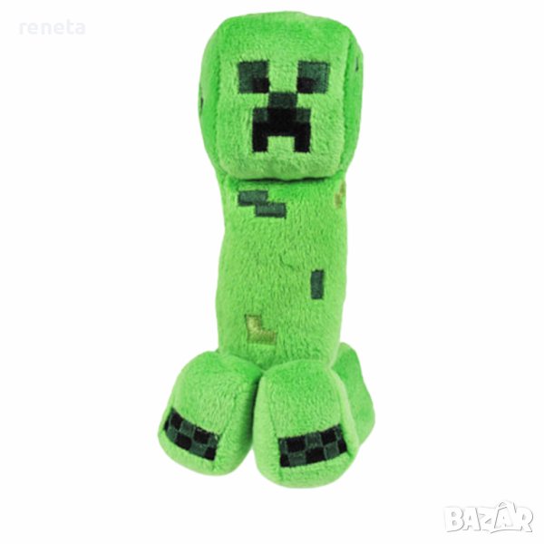 Играчка Minecraft, Creeper, Плюшена, Зелена, снимка 1