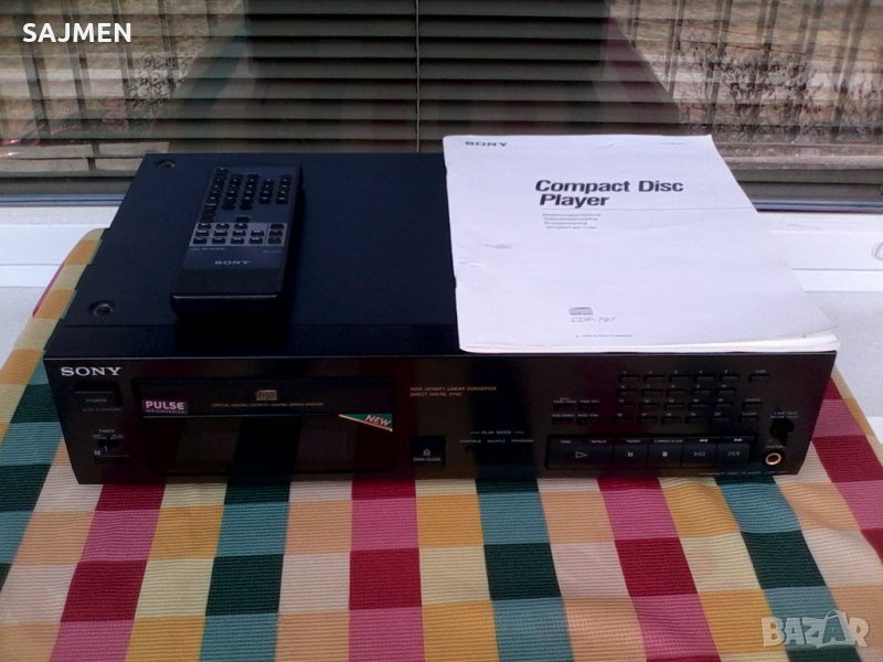 SONY CDP-797;  ТОП МОДЕЛ ; КОМПАКТ ДИСК , снимка 1