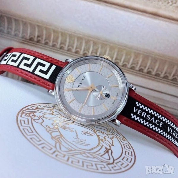 Луксозен мъжки часовник Versace VEBQ01319 V-Circle Greca, снимка 1