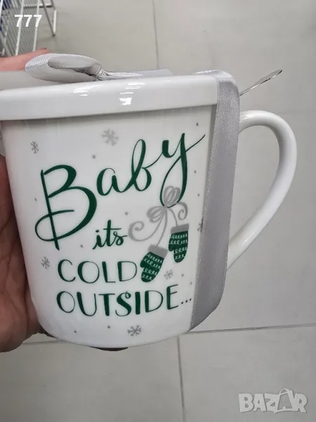 коледни чаши с лъжички , снимка 1