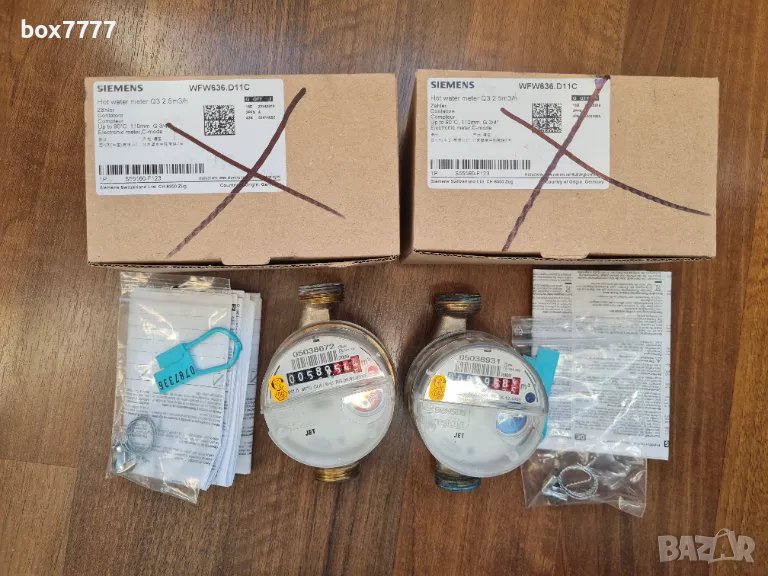 Водомери за топла и студена вода в много добро състояние, снимка 1