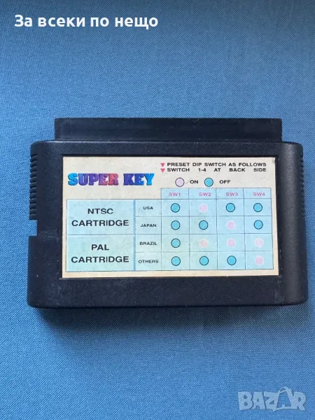 Super KEY Sega Mega Drive Genesis Game Region Free, снимка 1