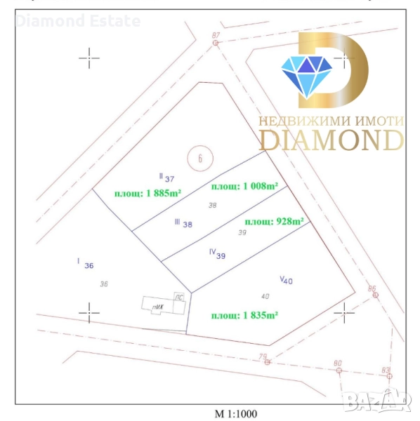 4 парцела в регулация в село Златна ливада, общ. Чирпан, снимка 1