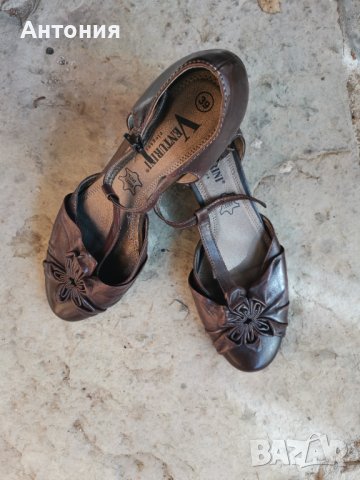 Обувки Venturini, естествена кожа